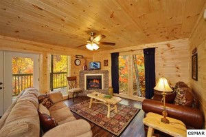 Log Cabin at Short Sale in the Great Smoky Mountains region of Tennessee