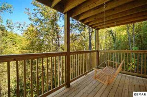 Porch of Log Cabin